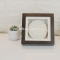 wholesale custom 10*10 Natural Square Wood Shadow Box Picture Photo Frame for home decoration